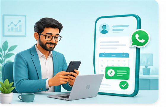 Consultant service appointment and payment follow-up workflow