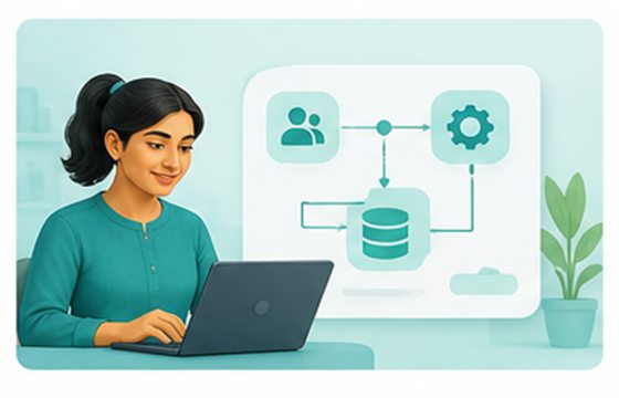 CRM and automation backend visual