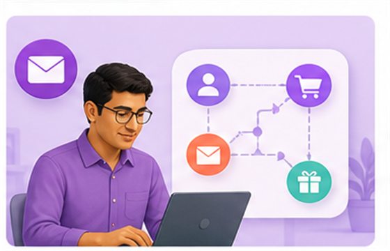 Customer lifecycle visual